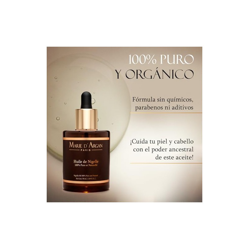 Aceite De Nigella Sativa 100 Puro Aceite para Cabello Original