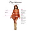 Leg Avenue Womens 2 PC Disco Doll, includes bell sleeved