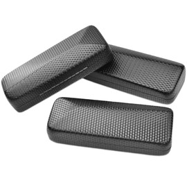 3 Pack Glasses Case,Glasses Case for Men with Carbon Fibre Cover,Men's Glasses Cases Hard Shell Spectacle Cases,Hard Glass Case for Men Women Travel Study Work,Sunglasses Case