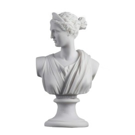 Artemis Diana Bust Greek Statue Nature Moon Goddess 8.66"
