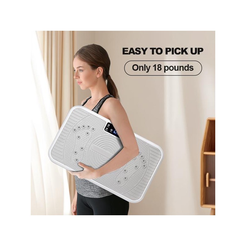ROTAI Vibration Plate Exercise Machine with 330LBS Loading Capacity, Lymphatic