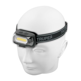 Truper LI-CA-460R, Linterna de minero 460 lúmenes recargable con sensor