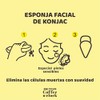 Beter - Esponja de limpieza facial de fibra vegetal Konjac