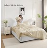 bienDo Bamboo Single bed Sheet, Vegan Silk, 400 Thread Count,