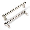 khtumeware 2 Pack Polished Nickel Cabinet Pulls Center to Center