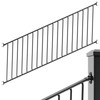 Aluminum Railing Kit, Adjustable Angle Stair Railing Kit, Universal Railing