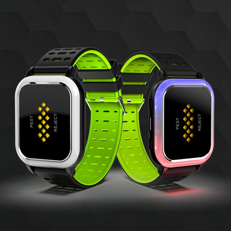 2 in 1 Ultrasonic Mosquito Repellent Bracelet Insect Repelling Light