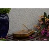 Simply essential Wooden Incense Stick Holder Boat Shaped Made by