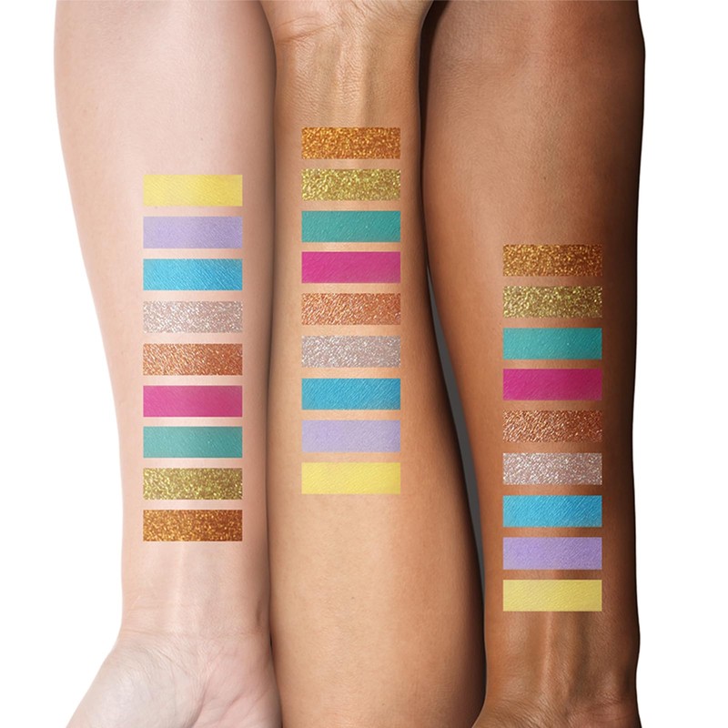 FOCALLURE Shimmer Matte Eyeshadow Palette,Smooth Mineral Eyeshadow Pigment,Easy to Create