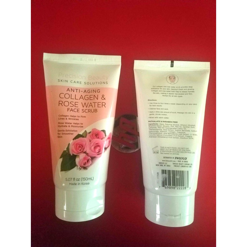 PRECISION BEAUTY 2 PACK ANTI AGING COLLAGEN & ROSE WATER