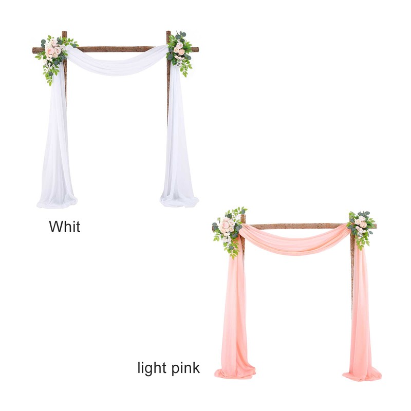 Wedding Decoration Arrangement Veil Arch Veil Background Veil Wedding Arch