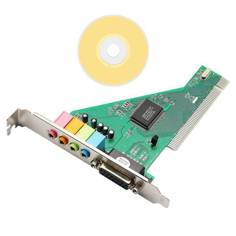 Xsdjasd PCI Sound Card 4.1 Channel Computer Desktop Internal Sound
