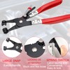 CHRI Hose Clamp Pliers Set, Hose Clamp Pliers with Straight
