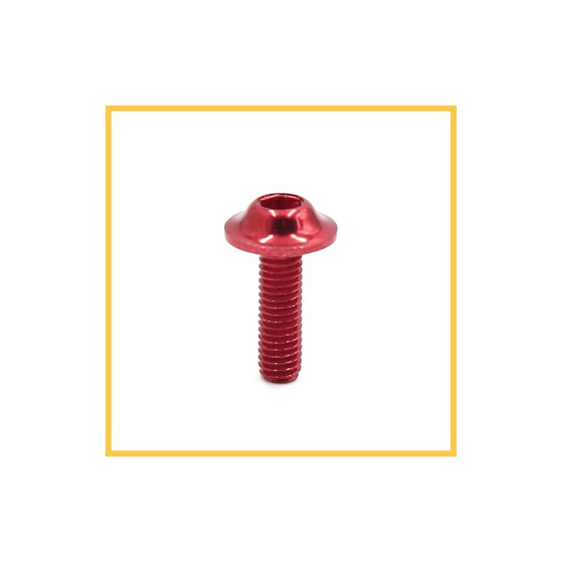 REPAIROCK 30pcs Universal Red M6 X 20mm Motorcycle Metal Fairing