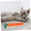 GANAZONO 4Pcs Cotton Rope Carrot Chew for Cats Durable Teeth
