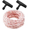LiteTour Recoil Starter Handle Rope Kit - 2-Pack Pull Start