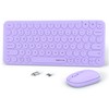 Mini Computer Wireless Keyboard and Mouse Combo, UBOTIE Colorful Compact