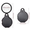 Teoyall 10X Small Magnifying Glass, 2 PCS Mini Pocket Magnifier