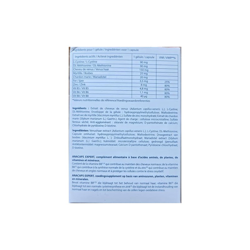 Ducray Anacaps Expert - Pérdida completa de cabello reactivo 90