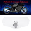 Motorcycle Wind Deflector, Motorcycle Windscreen, Adjustable, Clip-On Windscreen Extension, Universal