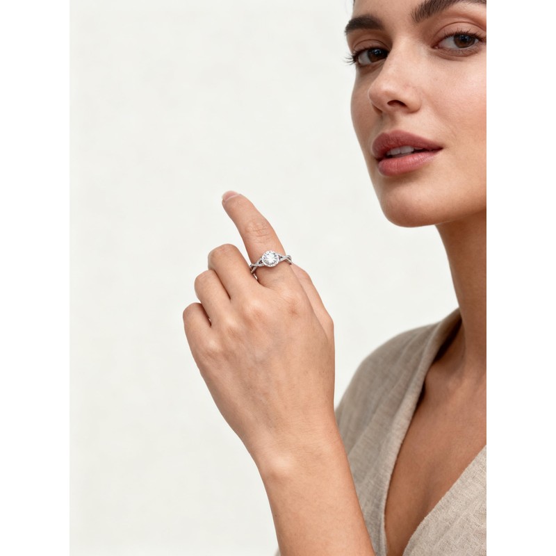 STARCHENIE Promise Rings for Her 925 Sterling Silver Infinity Ring