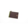 Hide Owakamatsu Men's Tuck Pass Case, Cowhide Leather, Bicolor, Dark