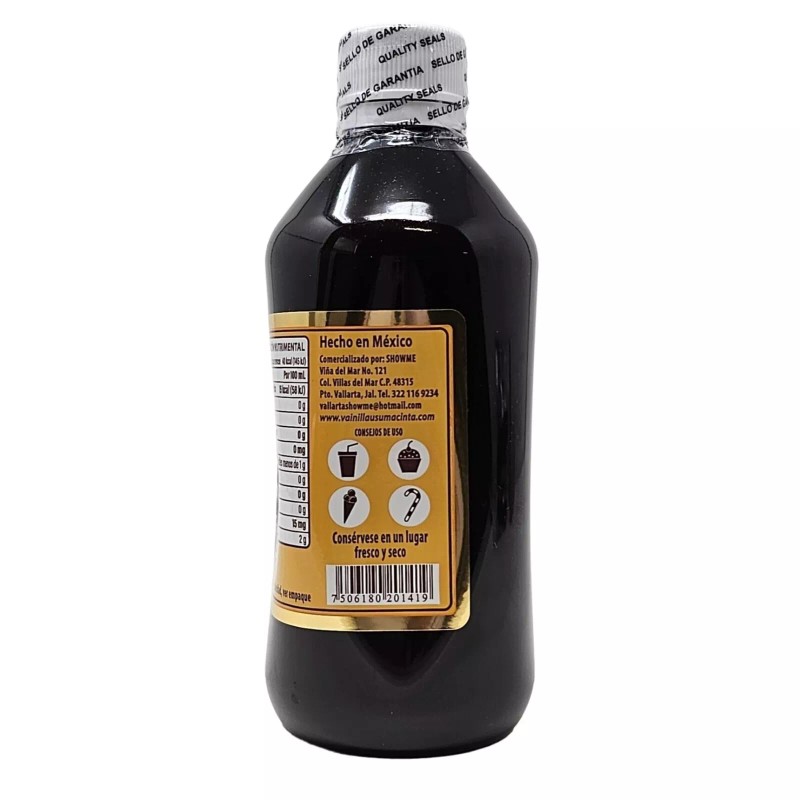 Usumacinta Pure Amber Mexican Vanilla, 8.4 Ounces, Made in Mexico