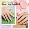 Modelones Dip Powder Nail Kit Starter, 20 Colors Summer Clear