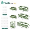 Veken Rustproof & Waterproof Shower Caddy 6-Pack, No Drilling Adhesive