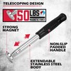 36-Inch Rolling Magnetic Sweeper | 40-Inch Telescoping Magnetic Pickup Tool