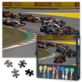 1000 Pieces Racing Car Puzzles for Adults Challenging Competition Theme Jigsaw Puzzles for Family Game Gifts Intelligence Jigsaw Puzzle Art for Artwork Home Decor 27.5"X19.7"