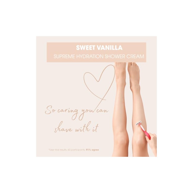 Soft & Gentle Sweet Vanilla Supreme Hydration Sulfate Free Shower