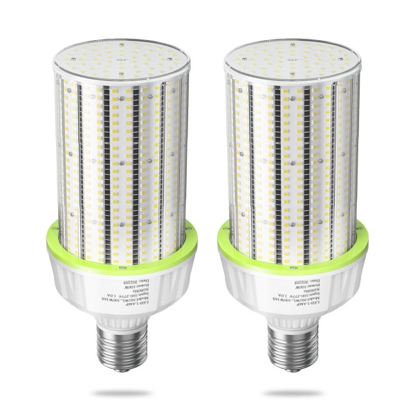 NUOGUAN 2Pack 100W LED Corn Light Bulb, 450W HPS Replacement
