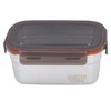 Generic Stainless Steel Rectangular Food Storage Container, 19cm x 9cm
