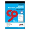 Cherry Carbonless NCR School Accident/Incident Duplicate Book for Pupils A5