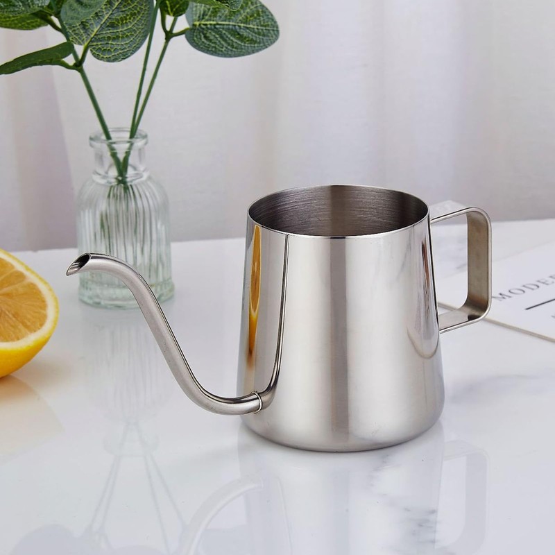 Stainless Steel Gooseneck Kettle, 304 Pour Over Coffee Pot Camping