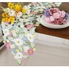 Spring Flower Table Runner Embroidered Flowery Table Placemats Floral Cutwork