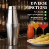 Giantree 6 Pcs Cocktail Shakers, Professional Boston Bar Shaker Set,