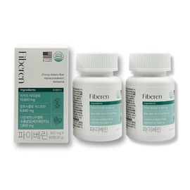 Piberine Alpha Dietary Fiber 60 tablets 1 Chicory Dietary Fiber, 2 pcs / 파이베린 알파 식이섬유 60정 1개 치커리식이섬유, 2개