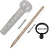 LimCryspp 3Pieces Outdoor Rain Gauge - Rain Gauge | Rain