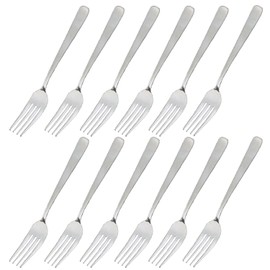 Nagao Lilac Dessert Forks, Set of 12, 18-8 Stainless Steel, Made in Japan