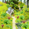 100 Pcs Mini Model Trees Miniature Plants Set