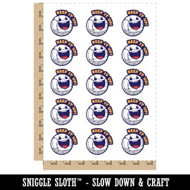 Keep It Up Volleyball Sports Student Teacher Temporary Tattoo Water Resistant Fake Body Art Set Collection - 15 2" Tattoos (1 Sheet)