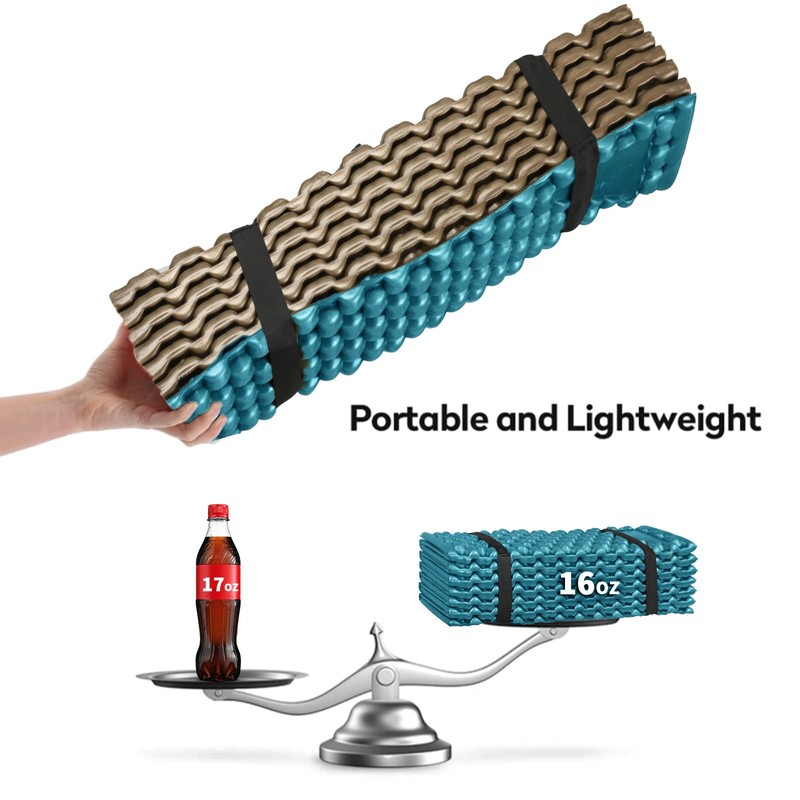 Foam Camping Pads for Hiking, Ultralight Closed Cell Mattress, Waterproof