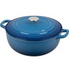 EDGING CASTING Enameled Cast Iron Dutch Oven Pot with Lid,