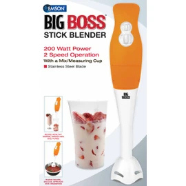 Big Boss 200 Watt Power 2-Speed Operation Immersian Hand-Stick Blender/mixer with a Mix/Measuring Cup