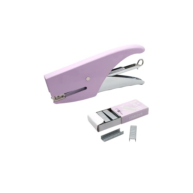 Manual Stapler, Steel Hand Stapler for Office, School and Home,