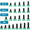 Zmbroll 1440 Pcs Black Laptop Screws M 1.2M 1.4M 1.7M