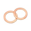 uxcell M16 Flat Washer, 12 Pcs Copper Ring Flat Washers