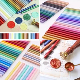 Pine Green Wax Seal Sticks, Atopbb 26pcs Glue Gun Wax Sealing Sticks for Wax Seal Stamp, Mini Wax Seal Gun Sticks for 0.28'' Glue Gun Wedding Invitations, Cards Envelopes (Pine Green)